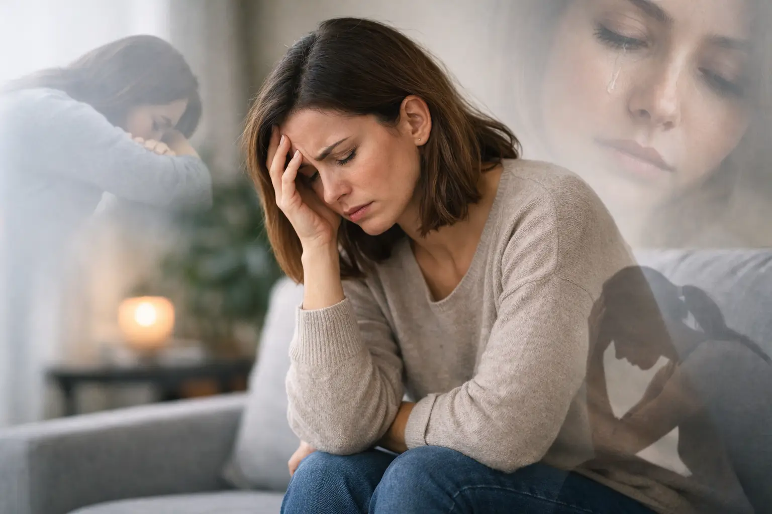 9 sintomas da dor emocional reprimida na mulher